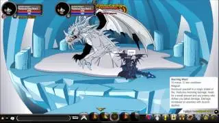 AQW=Dude14567 soloing Aisha's Drake (Pyromancer)