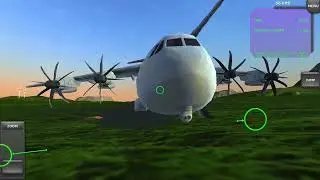 Messing around with a turboprop cargo plane