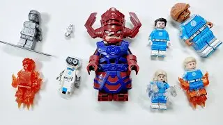 LEGO UNOFFICIAL FANTASTIC 4 | FANTASTIC 4 VS GALACTUS AND SILVER SURFER