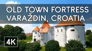 Walking Tour: Old Town Fortress (Stari Grad), Varaždin, Croatia - 4K UHD Virtual Travel