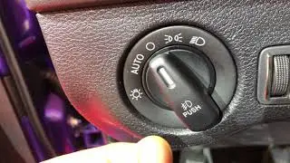 Dodge Charger &mdash; Как включить/выключить фары
