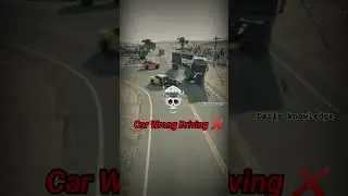 Truck Road Crossing & Car live Accident #shorts #cars #truck