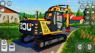 JCB Driving Simulator 3D : JCB Snow construction Android Driving Gameplay  
