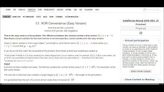 C1. XOR Convenience (Easy Version) | Codeforces Round 1075(Div 2)