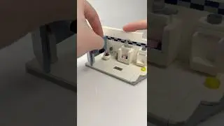 I built a LEGO bathroom 🚽 #lego #toilet #bathroom