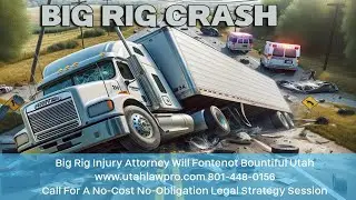 Commercial Truck Injury Lawyer Bountiful | Big Rig Crash Attorney Utah |18 Wheeler Accident Lawyer