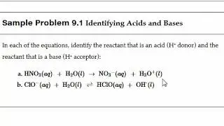 CHM 129 189 Identifying Proton Donors and Acceptors