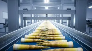 High-Tech Factory Processing Millions of Bamboo Shoots Daily