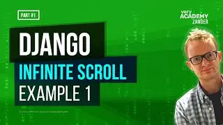 Изучите Django — пример бесконечной прокрутки 1 — использование Django и точек маршрута