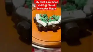 My First Cake Shop Visit! 🎂 Sweet Memories Begin! #santasbakery #santasworld