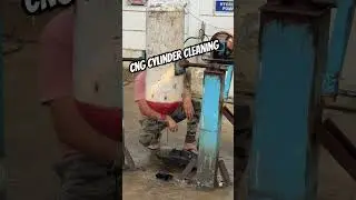 CNG CYLINDER CLEANING #youtube #youtubeshorts #gurgaon #carlover #youtuber #shorts