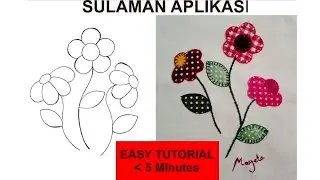 Tutorial Membuat Sulaman Aplikasi (pembuatan hiasan busana)