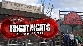 Fright nights vlog 2019 |FIRST TIME REACTIONS!!! | Thorpe park resort - 4K