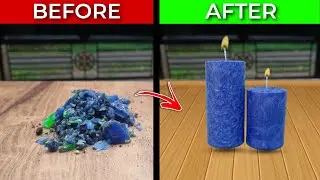 How To Make A Candle Easy At Home | DIY | TRICKPERIMENTS