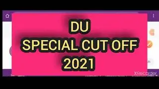 #DU#SPECIAL#CUTOFF#2021