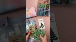 Halfway done my Christmas savings challenge! #savingschallenges #cashstuffing #cashstuffingcommunity