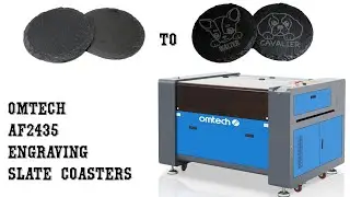 Laser Engraving Slate Coasters