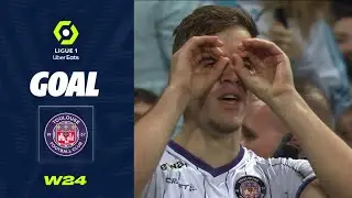 Goal Thijs-Jacco-Jan DALLINGA (3' - TFC) TOULOUSE FC - OLYMPIQUE DE MARSEILLE (2-3) 22/23