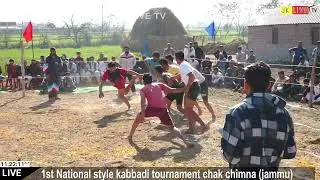 1st National style kabbadi Tournament chak chimna (jammu)2026