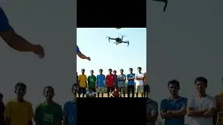 Drone Lands on Football &ndash; Man Kicks Ball and Destroys It! #videoshort #shorts #shortvideo #short