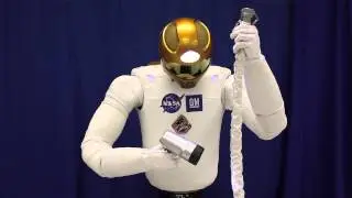 Robonaut Performs Hose Jacket Inspection