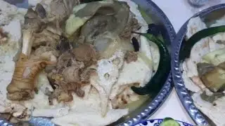 #اشهى واسهل طريقة لعمل الباجة (راس الخروف)مع اللحم