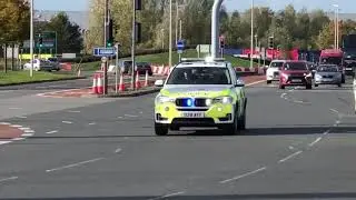 Thames Valley Police roads policing unit , Police Bike and Armed Response vehicle responding
