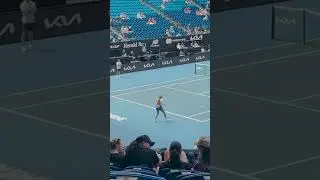 Coco Gauff Serve Return Practice | AO 2026  #australianopen #tennis #atp #cocogauff  #grandslam