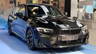 New 2025! BMW 330i M Sport | Black Sapphire Metallic | Sensatec Perforated Black