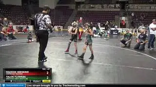 10U 67 Maddox Herskind Northeast Twisters Vs Talon Flowers Wrecking Crew Wrestling