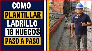 Como Plantillar Ladrillo 18 Huecos | Paso a Paso |