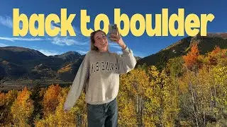 BACK TO BOULDER // winter training diary 