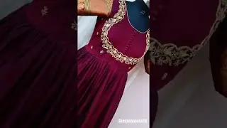 Part-2 Traditional Narayanapeta Maggam Frocks |under budget| #shorts #maggamdesigns #longfrocks