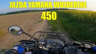 YAMAHA WOLVERINE 450- JAZDA PO POLNYCH