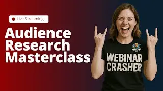 Audience Research Masterclass - Webinar Crash