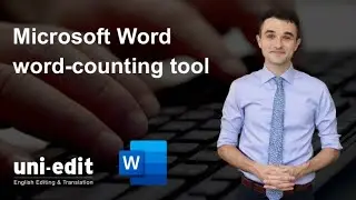 Basic functions of Microsoft's word-counting tool for academic research papers
