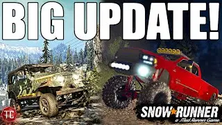 SnowRunner: BIG NEW SEASON 7 UPDATES! PTS, MOD UPDATES, SWITCH MAP MOD, & MORE!!