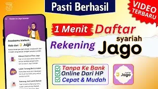 Cara Daftar Rekening Bank Jago Syariah Online | Cara Buat Rekening Bank Jago Syariah Terbaru
