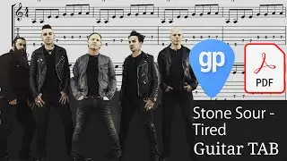 Stone Sour - Tired Guitar Tabs [TABS]