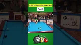 EFREN REYES VS JUSTIN BERGMAN PART 3 clasic pool championship #9ball #billiards #shorts #efrenreyes