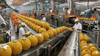 Inside a Modern Indian Laddoo Factory -- From Roasted Besan to Ghee-Rich Laddoos (Full Process)