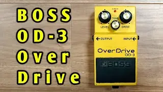 BOSS OD-3 Over Drive demo with Les Paul