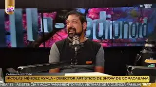 Nico Memdez Ayala, show director - Copacabana 2026