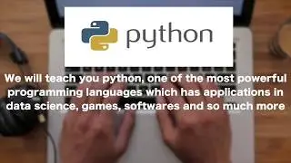 Introduction to the course! Learn Computer Science through programming in Python