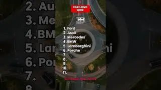 Сможете ли вы угадать все эти логотипы автомобилей?🚗 #викторина #автомобиль #логотип #челлендж