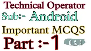Gujarat Police Technical Operator Questions 2021 | Android OS mcqs for TO Exam 2021
