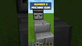 how to make machine gun in minecraft best minecraft Redstone build hack#shorts