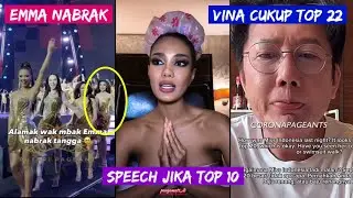EMMA SEMPAT NABRAK TANGGA PANGGUNG HINGGA SPEECH TOP 10 EDAK..YG TAK TERSOROT Saat & Usai Final MGI