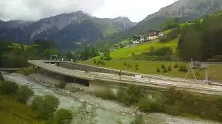 On the Arlberg Railway east of St Anton