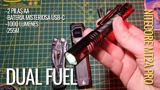 Nitecore MT2A Pro - La linterna m&aacute;s potente con 2 AA